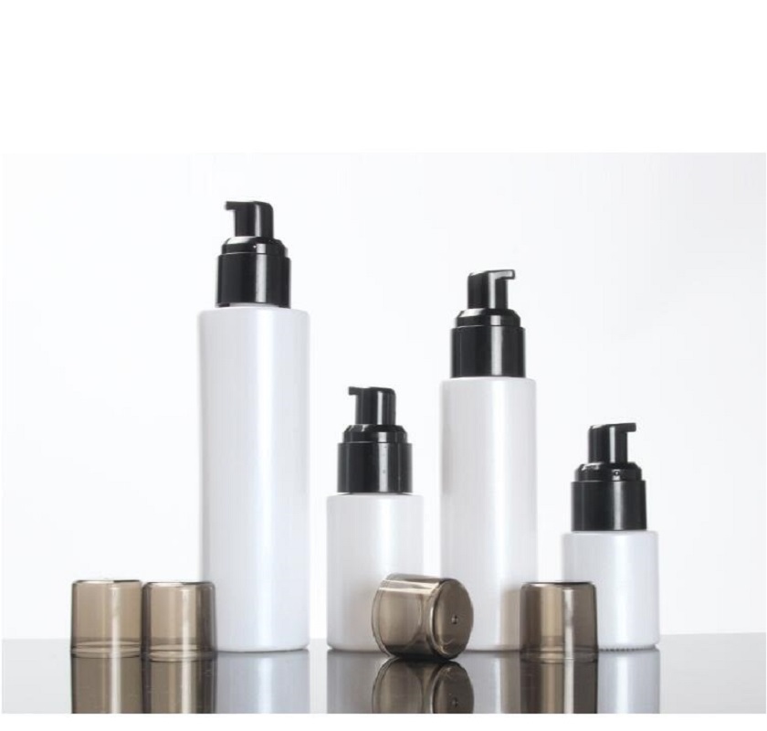 Essence Serum Toner - 120ml frosted/green/blue/white glass bottle black pump