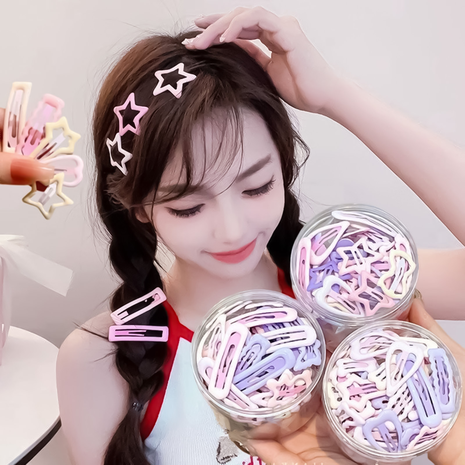 Lifestyle In Korean - 3PCS Sweet Style Headwear Pins All
