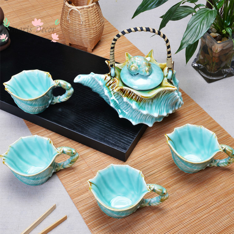 Celadon Ceramic Cup - The whole set of ceramic beam