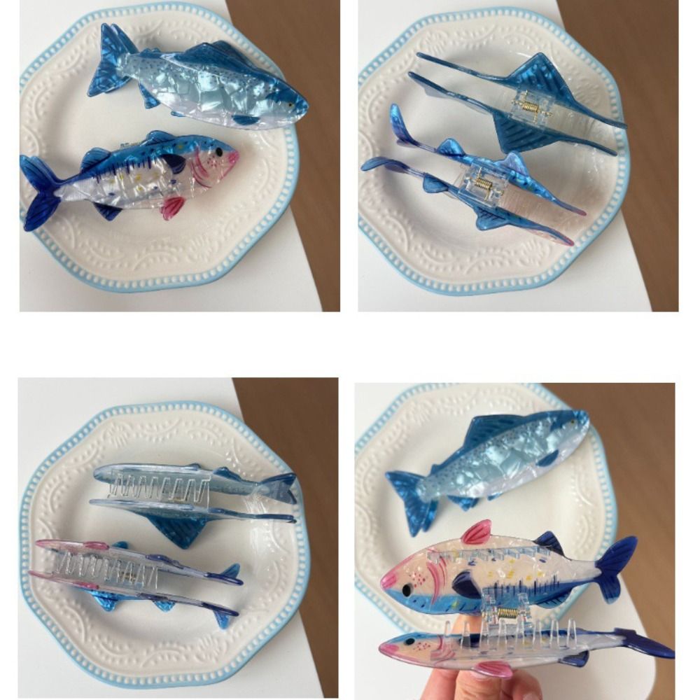 Hairpin Ocean Animal Hair Claw - Lifestyle In Korean 评论和价格