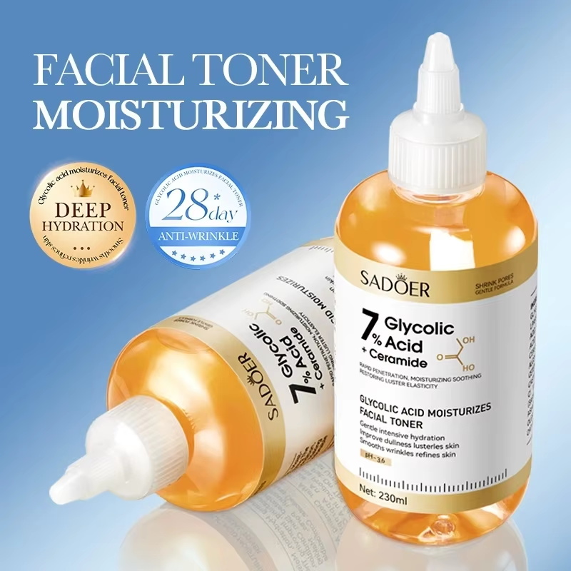 SADOER Glycolic Acid Toner Fac - Essence Serum Toner 评论和价格