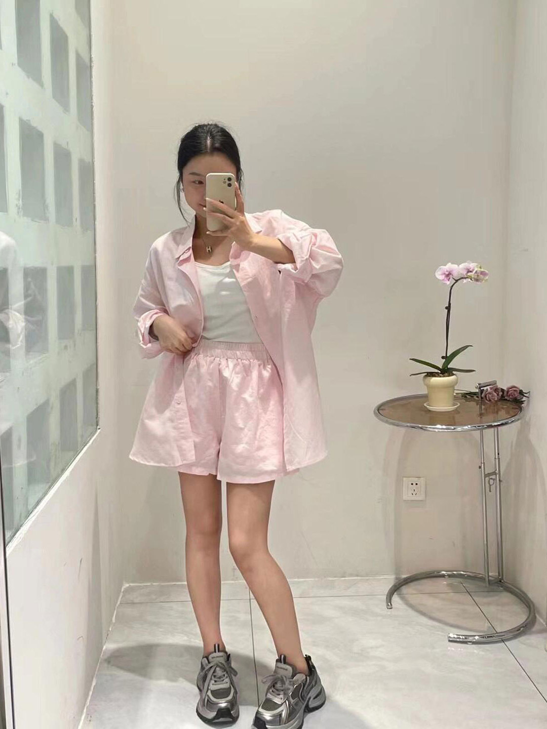 Korean Style Sweet Pink Long S - Korean Lifestyle 评论和价格