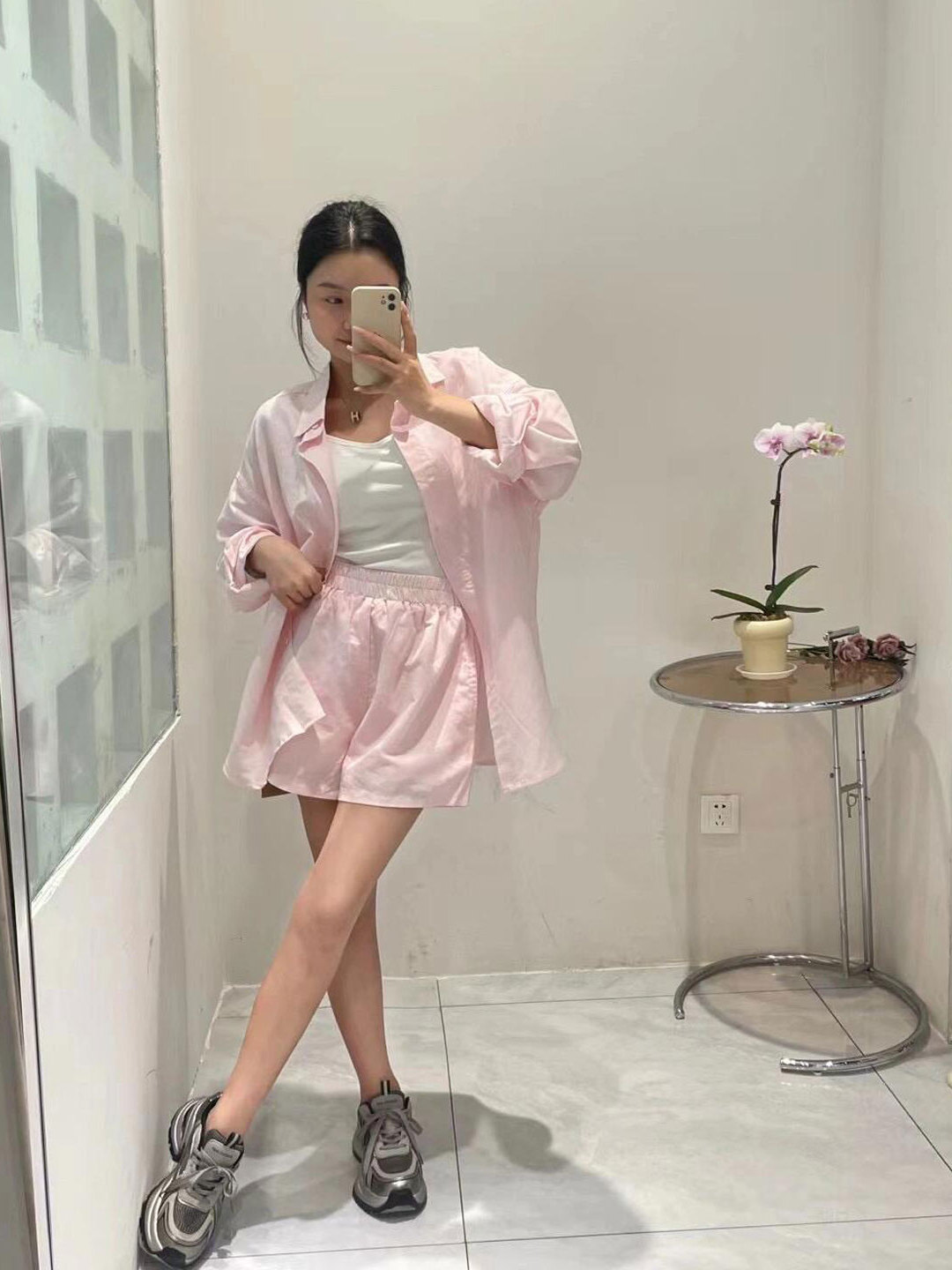 Korean Style Sweet Pink Long S - Korean Lifestyle 评论和价格