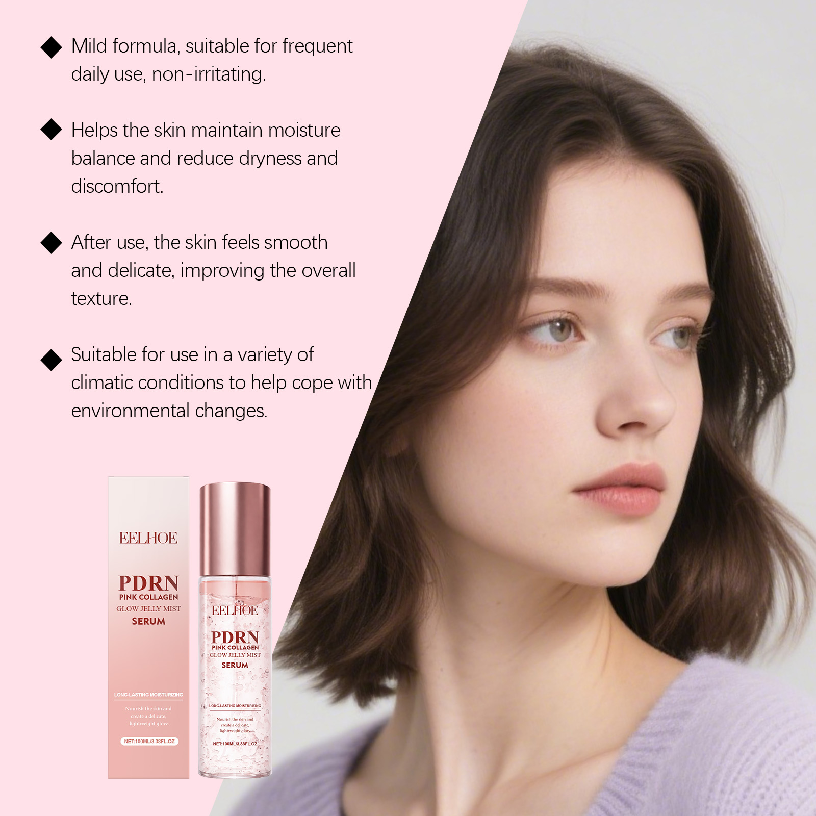 Collagen Essence Spray Smoothi - Essence Serum Toner 评论和价格