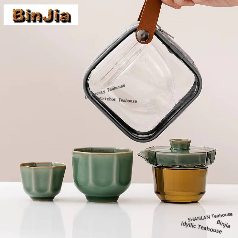 Yue Kiln Celadon Travel Portab - Celadon Ceramic Cup 评论和价格