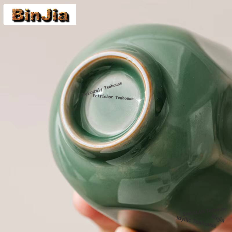 Yue Kiln Celadon Travel Portab - Celadon Ceramic Cup 评论和价格