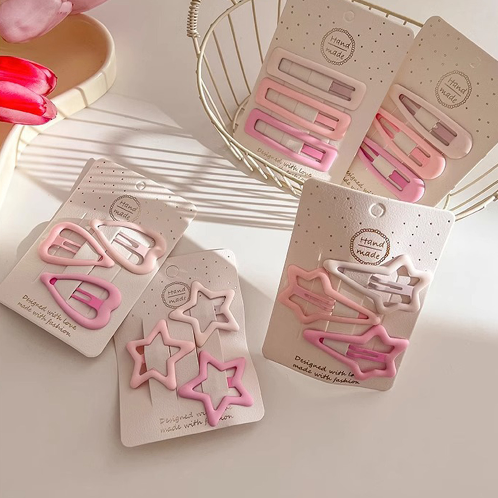 3PCS Sweet Style Headwear Pins - Lifestyle In Korean 评论和价格