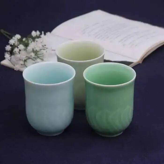 Longquan Celadon Handmade Lotu - Celadon Ceramic Cup 评论和价格