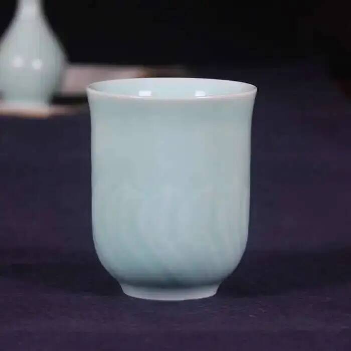 Longquan Celadon Handmade Lotu - Celadon Ceramic Cup 评论和价格