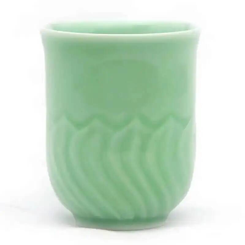 Longquan Celadon Handmade Lotu - Celadon Ceramic Cup 评论和价格