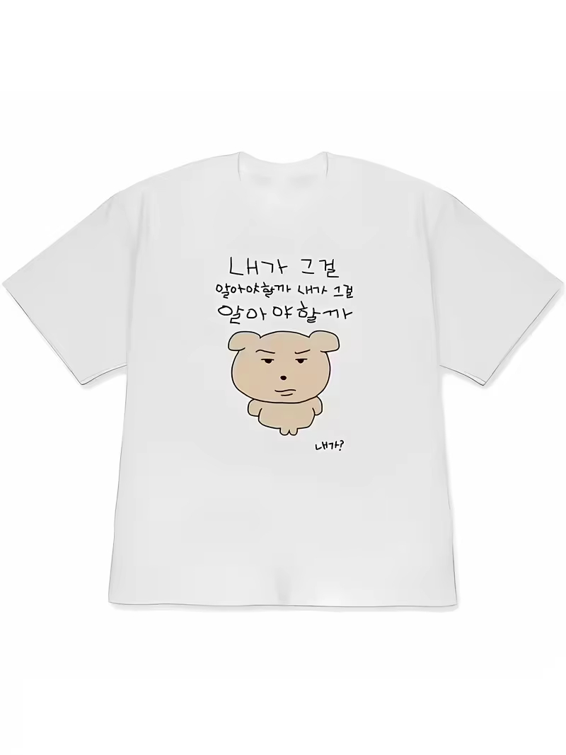 Women's T-shirt White Short-Sl - Korean Men Lifestyle 评论和价格