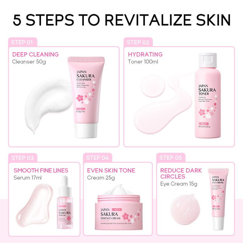 Korean Sakura Skincare Set Hyd - Korean Skincare Routine 评论和价格