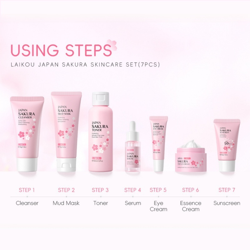 Korean Sakura Skincare Set Hyd - Korean Skincare Routine 评论和价格