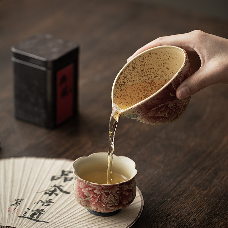 Ceramic Tea Cup Home Teacup Fl - Celadon Ceramic Cup 评论和价格