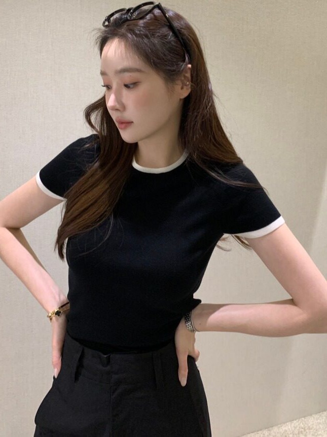 Chic Summer New Thin Color Blo - Lifestyle In Korean 评论和价格