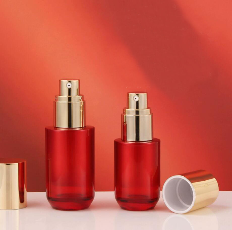 100ml110ML red glass bottle mo - Essence Serum Toner 评论和价格